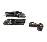 HLWXMDZ Pour A6 C7 2011 2012 2013 2014 2015 Grilles Phares Antibrouillard Pare-chocs Avant Couvercle Phare Antibrouillard Grilles Course 4GD807681B 4GD807682B