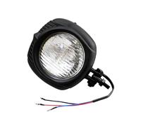 HLWXMDZ pour Harley pour Sportster 883 1200 pour Dyna Softail Chopper Cruiser Phare De Moto Phare Avant(Black Clear)