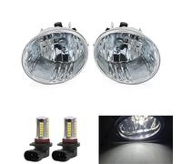 HLWXMDZ Pour Toyota Pour RAV4 2004 2005 Pare-chocs Avant Feu Antibrouillard Ensemble De Phares Antibrouillard Phare 8121142050 8122142050 (White LED lamps)