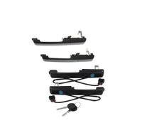 HLWXMDZ Pour VW Pour PASSAT B3 Poignée De Porte Avant Extérieure Avec Serrure À Clé 1 Jeu 357837205A 357837206A 357839205 357839206 Poignées De Porte Extérieure