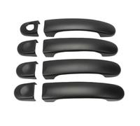 HLWXMDZ Pour VW Pour Transporter T5 T6 Pour Caddy 2003-2009 - Jeu De 4 Poignées De Porte Extérieures Noires Poignées De Porte Extérieure