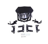 HLWXMDZ pour Yamaha WR450F YZ250F XT250X XT600 TTR250 Carénage De Phare De Moto Feu Avant Universel pour Motocross Et Dirt Bike(Black)