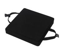 HLXHG Coussin de Chaise 40x40/35x35cm, Coussin de Siège Lavable Confortable avec Boucle Antidérapante, Coussin épais de 5 Cm pour Chaise de Jardin, Cuisine, école, Sol, Bureau,Noir,35x35x5cm