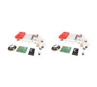 Hlxnyami 2 Kit de Bricolage Électronique Radio AM à 7 Tubes Kit d'apprentissage Électronique HX108-2 Kit de Bricolage sans Batterie