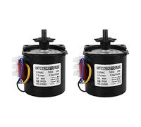 Hlxnyami 2X 220V AC Tourneur D'Oeufs Incubateur à Moteur Moteur RéVersible Moteur à Engrenages pour La Plupart des Incubateurs 2.5R / Min