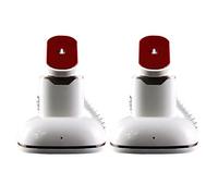 Hlxnyami 2X Présentoir Anti-Vol pour Tablette Support D'Alarme de Téléphone Rechargeable Support pour (EU Plug)