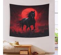 HLXZMCVBT Le cheval 3D Effet Tapisserie DécoSourision Murale Tapisserie Murales Tapisserie Murale Tissu Pour Chambre Salon Collège Dortoir Tapisseries 70cmx100cm