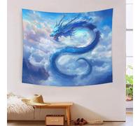 HLXZMCVBT Le Le dragon 3D Effet Tapisserie DécoSourision Murale Tapisserie Murales Tapisserie Murale Tissu Pour Chambre Salon Collège Dortoir Tenture Murale 70cmx100cm