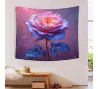 HLXZMCVBT Les Les rosess 3D Effet Tapisserie DécoSourision Murale Tapisserie Murales DécoSourision Murale En Tissu Pour Chambre Salon Collège Dortoir Tapisseries 180cmx230cm