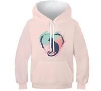 HLXZMCVBT Mushroom Unisexe pour Enfant avec Sweat À Capuche 3D Sweat Poche Pullover À Capuche pour 11-13Y