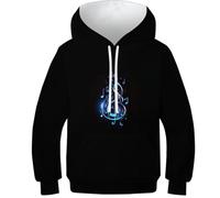 HLXZMCVBT Music Notation Garçon Fille Sweat À Capuche 3D Sweat Poche Pullover À Capuche pour 12-14Y