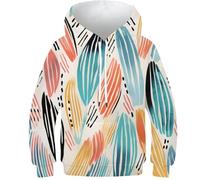 HLXZMCVBT Petal Enfants Ado Fille Garçons Sweat À Capuche 3D Nouveauté avec Poche Bande Manches Longues Enfants 10-12Y