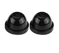 Hlyjoon 2Pcs Kit de Conversion de Cache Anti-poussière de Voiture 75mm de Auto LED Phare Noir PVC Joint en Caoutchouc Couvre le Véhicule Universel Etanche à la Poussière cache poussiere phare passat