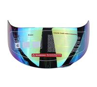 Hlyjoon Bouclier de Casque Film Anti-buée, écran de Casque de Moto étanche Lentille de Pare-Brise Remplacement de Casque Film de lentille Visière Bouclier Feuilles de Protection (Couleur)