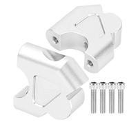 Hlyjoon Risers de Guidon Moto poignée Barre Riser Guidon Pince Adaptateur de Montage adapté pour R1200GS R1250GSrehausse de Guidon déporté pour r1250gs rehausse de Guidon déporté pour r1250gs