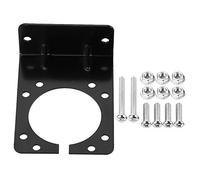 Hlyjoon Support de Fixation de Connecteur 7 Broches Support de montage en Métal Connecteur de Prise de Remorquage de Caravane Camion
