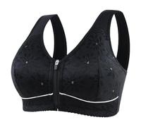 HLYLDL Soutien-Gorge en Dentelle à Fermeture Frontale pour Femmes Soutien-Gorge Quotidien sans Fil Push Up Femmes Posture Dos Lisse
