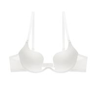 HLYLDL Soutien-gorge pour femme profond avec armatures multi-usages Push Up convertible à coupe basse tous les jours sans couture, blanc, 80B