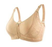 HLYLDL Soutiens-Gorge à Fermeture éclair sur Le Devant pour Femmes Soutien-Gorge à Bretelles réglables Post-opératoire sans Fil Gather Comfort