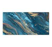 HLYLDL Tapis de Souris rectangulaire à Monter soi-même avec Base antidérapante en Caoutchouc pour Souris sans Fil, Bords Cousus, Accessoires de Bureau pour Ordinateurs de (Image 13,400X900X2MM)