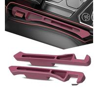 HLYZDBY 2 Pièces Remplissage De Siège Intérieur pour Seat Ibiza V Hatchback 2017-2020 2021 2022 2023 2024 2025, Siège De Voiture Gap Filler Pad Bande Anti Fuite sur Le Côté du Siège,C-Red