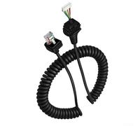 HM-152 Câble de microphone compatible avec ICOM IC-2300H IC-2800H IC-V8000, fil coaxial à 8 broches pour une transmission claire du signal audio dans les systèmes de communication radio du véhicule ++