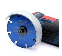 HM Disque à tronçonner Lame en carbure de tungstène Ø 76 x 10 mm pour meuleuse d'angle sans fil BTI/Würth/Bosch GWS 10,8-12 V Bois aluminium
