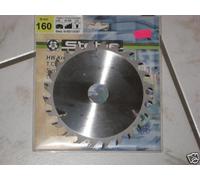 Hm-Handkreissägeblatt/Scie 160 x 30 Z 24 Stehle pour Festo / Mafell/Holz-Her