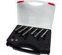 Hm / Hw-Bündigfräser -set 6 Pièces En Kunststoffbox Barre 8 MM / 12mm GUHDO