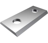 HM plaquette 35° | 30x12x1,5mm a=14mm |50 pièces | très bien adapté aux panneaux de particules | bien adapté au MDF | bois dur et tendre | pour outils à plaquettes | défonceuse | fraise à rainurer
