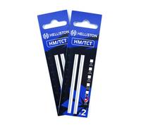 HM/TCT Fers de rabot pour Bosch GHO 6500 carbure de tungstène SANS PLASTIQUE 82mm (2 jeux = 2 lames réversibles)