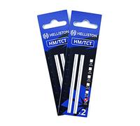 HM/TCT Fers de rabot pour Dewalt DW677, DW678K, DW678EK, DW680K, 82mm (2 jeux = 4 fers réversibles)
