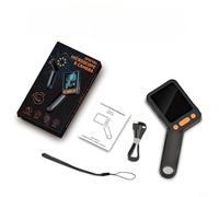 HM028B Microscope numérique 3 en 1 avec écran IPS de 2,8", caméra de mise au point coulissante et 8 lumières LED, USB-C pour examen des bijoux et biologie