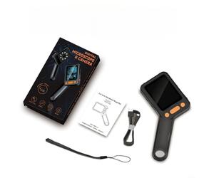 HM028B Microscope numérique 3 en 1 avec écran IPS de 2,8", caméra de mise au point coulissante et 8 lumières LED, USB-C pour examen des bijoux et biologie