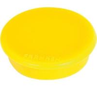 [HM10 04-5] FRANKEN Lot de 5 Paquets de 10 Aimants ronds 13 mm Jaune