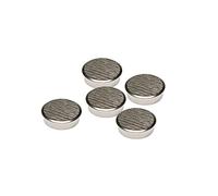 [HM25CR/5] FRANKEN Lot de 5 Aimants de fixation Diam 25 mm super puissant 13K...