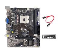 HM77 Carte mère de bureau + câble SATA + déflecteur PGA989 SATA DDR3 prend en charge 16 Go pour processeur d'ordinateur portable I3 I5 I7