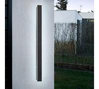 HMAKGG LED Applique Murale Exterieur 6000K Blanc Froid Moderne Noire Étanche IP65 Applique Extérieure Noire pourJardin Terrasse Garage, Salon, Chambre,Couloir,Balcon,19w/60cm