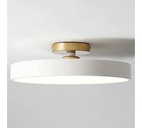 HMASNSEIY Plafonnier LED Moderne et Simple 40 W, Montage encastré, pour Salon, Chambre, Salle à Manger, Cuisine, Couloir, entrée, Hall d'entrée - Variation Tricolore, Design Circulaire Plat