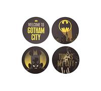 HMB DC Comics Gotham City Lot de 4 Dessous de Verre en céramique