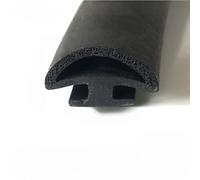 HMBEST Bande d'étanchéité en Mousse spéciale, Joint en Caoutchouc pour Automobile, Bateau, Porte/fenêtre de Garage, Joint de Remplacement de Porte de réfrigérateur, Machine, 5 m Noir,12 * 12