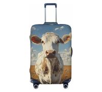 Hmbgfw Cattle On The Prairie Housse de protection pour valise de 45,7 à 81,3 cm, noir, Small