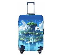 Hmbgfw City Of Sky Housse de protection pour valise de 45,7 à 81,3 cm, noir, Small