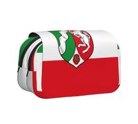 HMBGFW Grande trousse à crayons avec motif drapeau de la Rhénanie du Nord Westphalie - Grande capacité de rangement