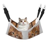 HMBGFW Hamac double face à suspendre pour chat - Doux et respirant - Lit double face pour petits chiens et lapins