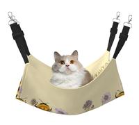 HMBGFW Hamac réversible à suspendre pour chat - Doux et respirant - Avec lit double face à suspendre pour petits chiens et lapins