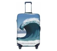 Hmbgfw Housse de protection pour valise de 45,7 à 81,3 cm Motif monstres géants dans les vagues, noir, Small