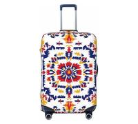 Hmbgfw Housse de protection pour valise de voyage à motif symétrique pour valise de 45,7 à 81,3 cm, noir, Medium
