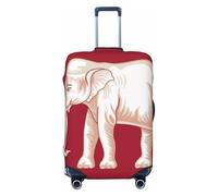 Hmbgfw Housse de protection pour valises de 45,7 à 81,3 cm, motif drapeau de la souveraineté siamoise, accessoires de voyage, noir, Small