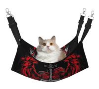 HMBGFW Legend of The Giant Blade Hamac à suspendre réversible pour chat doux et respirant avec lit double face pour petits chiens et lapins